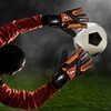 ZABZ Goalkeeper Gloves Non-slip Latex Material Soccer Goalie Football Goalkeeping