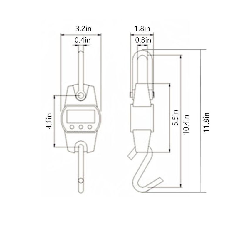 Klau Mini Weighing 300 kg / 600 lb OCS-L Industrial