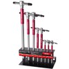 Powerbuilt 8 Pc SAE T-Handle Hex Allen Key Wrench Set