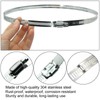 4Pcs 27.5-Inch/700mm (Diameter) Large Hose Clamps Stainless Steel
