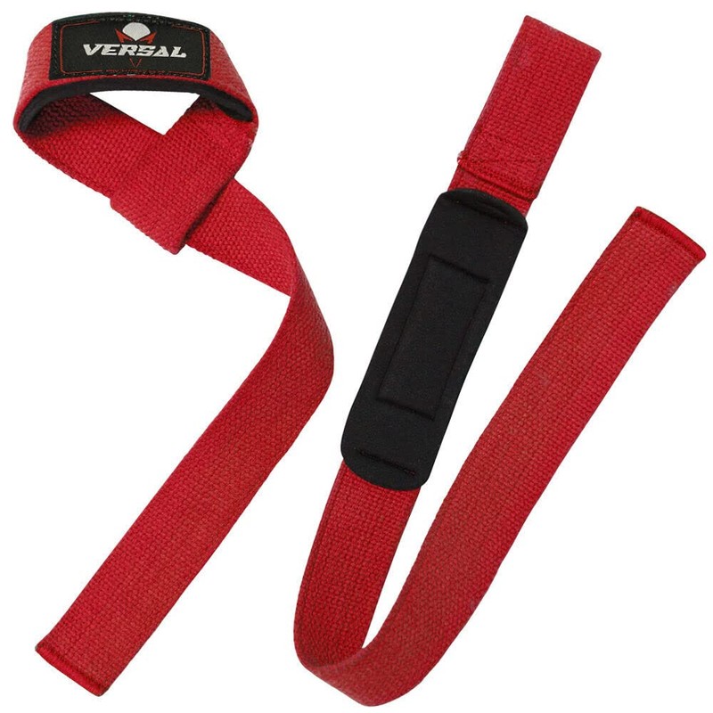 VERSAL VSL Weight Lifting Straps Neoprene Padded Wrist Wraps, 100%