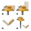 FivePears 45 Degree Lock Miter Router Bit 1/4 Inch shank,Timberlock