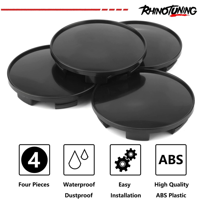 RTRHINOTUNING 68mm Wheel Center Caps for XXR 557 530 531