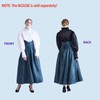 BLESSUME Gothic Lolita Steampunk High Waist Walking Skirt - Green,