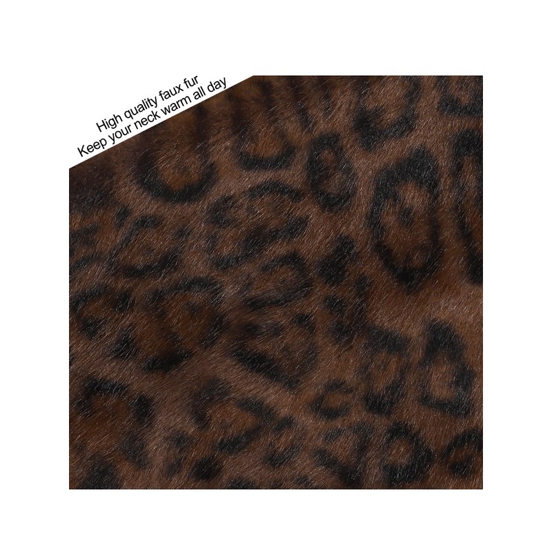 LA CARRIE Womens Leopard Print Infinity Scarf Loop Circle Neck