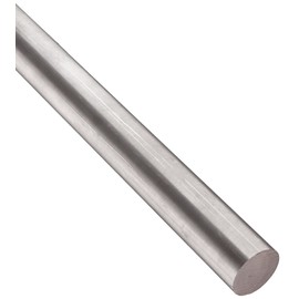 7075 Aluminum Round Bar, Unpolished (Mill) Finish, Cold Finish, T651 Temper, ASTM B211, 1.25" Diameter, 36" Length, OnlineMetals