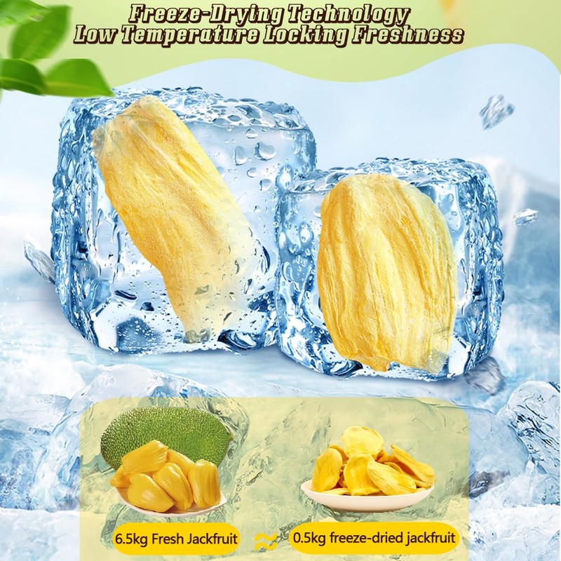 Canned Freeze-Dried Jackfruit Chips - 7oz Airtight Tin | 100%