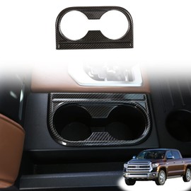 CHEAYAR Cup Holder Decorative Frame, Car Accessories ABS Decoration Kit, Compatible for Toyota Tundra 2014-2021 1pcs