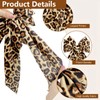 1 PCS Yellow Leopard Print Bow Hair Clip - Big