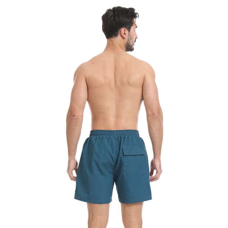 JustSun Men's Quick-Drying Board Shorts with Mesh Lining and Adjustable