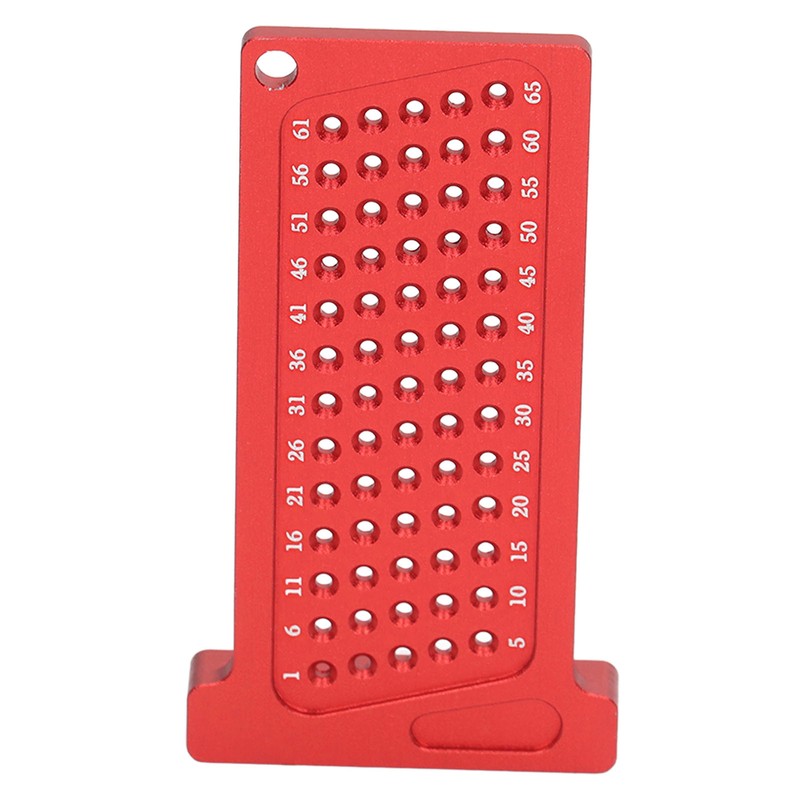 65mm Woodworking Hole Positioning Scribing Gauge Aluminum Alloy Portable Scriber