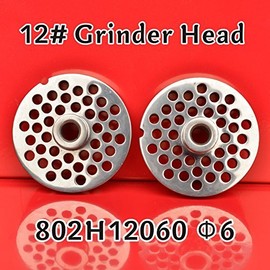 Hakka #22 Stainless Steel Meat Grinder Cutting Plates (Φ6&Φ6)