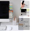 2 PCS Computer Monitor Memo Board Acrylic Monitor Sticky Note