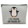 Dwept I Just Freaking Love Penguins,Ok? Cosmetic Bag, Funny Penguin