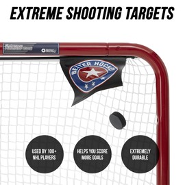Better Hockey Extreme Goal Targets - Sharp Shooting Training Aid - Helps You Score More Goals - Installed in Seconds - Fits Any Regulation Size Nets - Used by The Pros