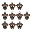 AIMALL 10X Rustic Cast Iron Bottle Opener with Screws Zinc