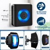 Passage Alarm Indoor Wireless Doorbell Motion Sensor Outdoor with Bell