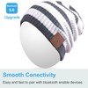 Rotibox Washable Winter Mens Womens Hat Strip Bluetooth Beanie Cap