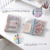 zenoco Seal Book, Transparent Binder for Girls, A6, 6 Holes,