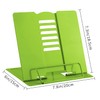 Bookends, MSDADA Reading Stand, Cookbook Holder, 6 Levels, Adjustable, Metal,