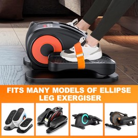 Elliptical Leg Exerciser Pedal Straps - Suitable for Under The Table Elliptical Machine and The Elderly Sitting Leg Exercise - 4 pcs