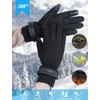 OZERO Winter Waterproof Glove, -30 ℉ Cold Proof Touchscreen Anti