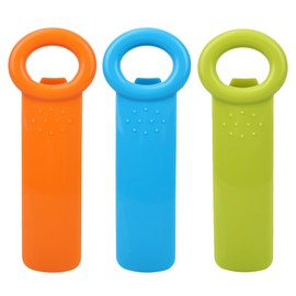 Gosknor 3 Teiliger Dosenöffner Set, Leicht zu Bedienender Einmachglasöffner mit Ergonomischem Griff Ideal für Frauen Kinder und Jeden Haushalt (Orange, Grün, Blau)