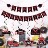 Elicola Happy Graduation Bunting Banner Grad Hat With 6PCS Graduation