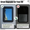 806621 RV Window for Entry Doors With Low-profile Shade 12''