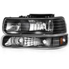 KILOAUTO Headlight Assembly fit for Chevy Silverado 1500 2-Door 1999-2002,For