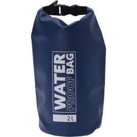 MIJOMA Waterproof bag, dry bag, outdoor dry bag, water proof bag, protection against water, dirt, sand for valuables, beach, holiday, boat, camping, darkblue, Practical