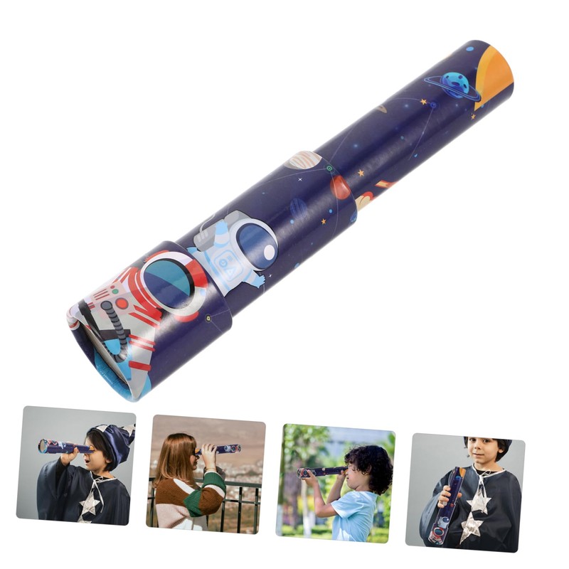 Operitacx Retractable Monocular Telescope with Space Pattern Three Section Collapsible