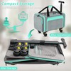 3-In-1 Upgraded Cat Carrier With Wheels, Airline Approved Pet Carrier