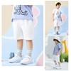 BINIDUCKLING Boys Summer Elastic Waist Shorts - School Uniforms Pull-on