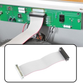 Be In Your Mind 6" IDC Tester Cable, 34-Pin Male to Card-Edge 34-Pin Female, 2.54mm Pitch 34-Wire for Computer Monitor Signal Transmission