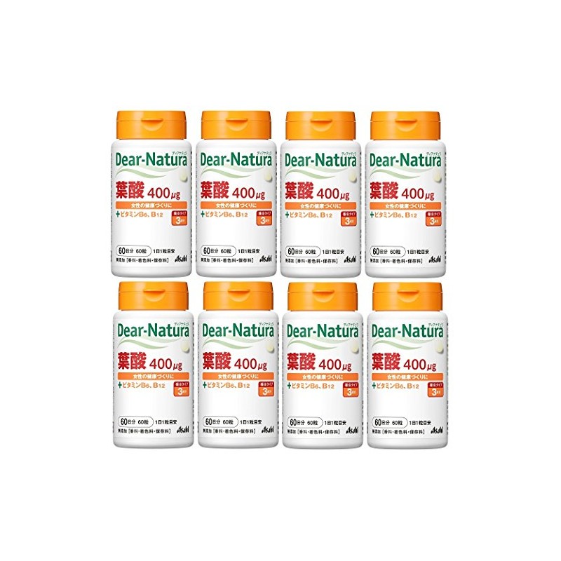 Deer Natura Folic Acid 60 Tablets x 8 Packs