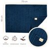 Rinsl Shower Mat, Bath Mat Set, 100% Cotton Terry Towelling,