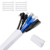 YIUTERA Braided Cable Cover, Cable Storage Sleeve, Cable Sleeve, Management,