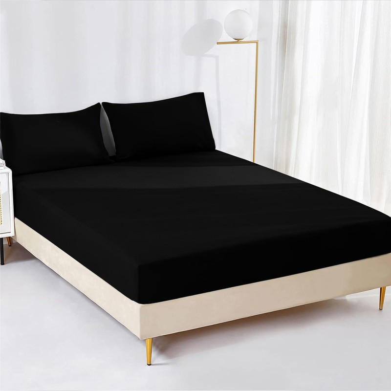 AR Ware King Fitted Sheet Non Iron Wrinkle, 25cm Deep