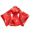 ASWTZ Women's Japanese Kimono Costume Traditional Geisha Short Robe Anime