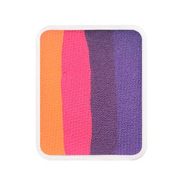 Kraze FX Face Paint Palette Refill - Cheer Face Paint (6 gm) - Hypoallergenic, Non-Toxic, Water Activated Professional Face & Body Painting Makeup Supplies for Sensitive Skin, Kid Safe, Adults