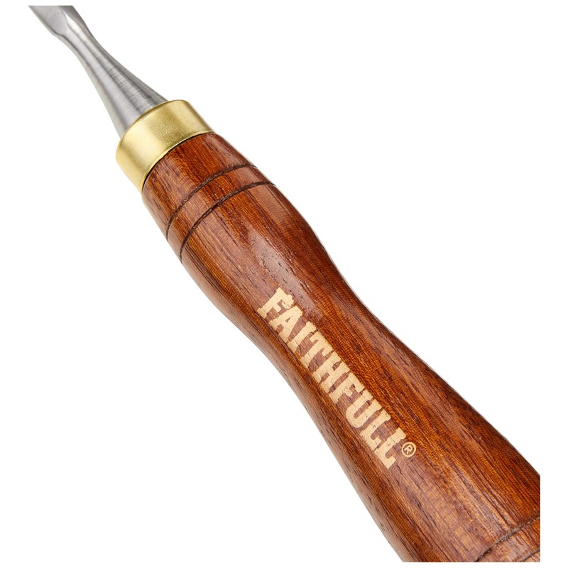 Faithfull FAIWCARV1 Straight Gouge Carving Chisel 6.3 mm (1/4 Inch)