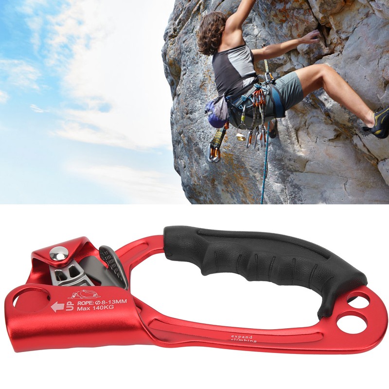 Climbing Ascender Rock Rappelling Right Hand Riser Arborist Gear Rope