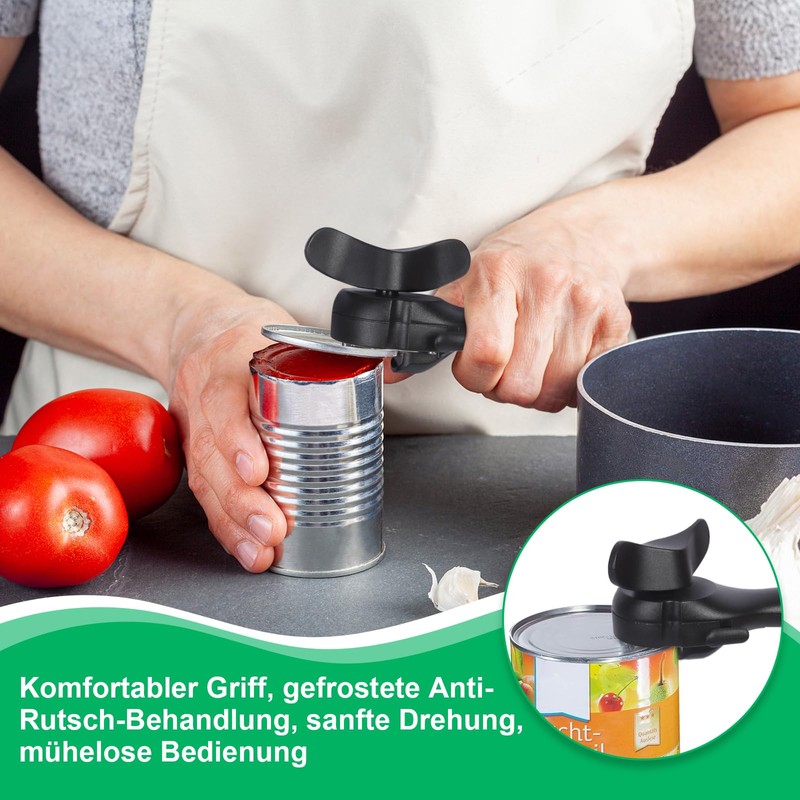 Figarge Manual Can Opener, Can Opener with Lifting Pliers, Multifunctional