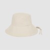 JAJU [JAJU] Strap Bucket Hat_Ivory