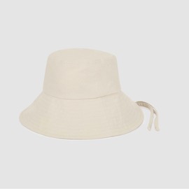 JAJU [JAJU] Strap Bucket Hat_Ivory