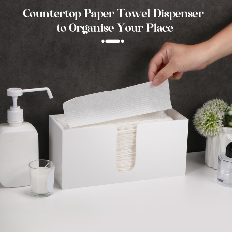 Homdat Simple Design Facial Tissue Boxes Rectangular 27.5x12.7x10.5 cm Acrylic