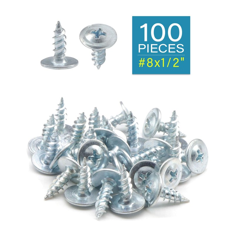 #8 x 1/2 Inch Truss Head Wood Screws 200pcs Washer