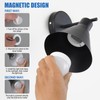 HOJOYRI Modern Wireless Battery Operated Wall Sconces, Black Rechargeable Cordless