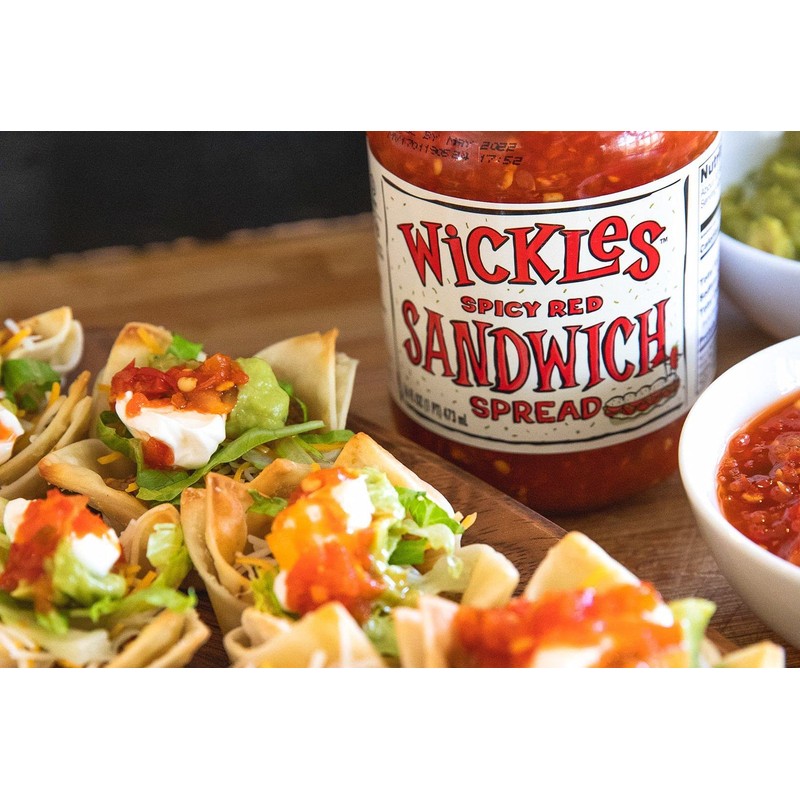 Wickles Spicy Red Sandwich Spread, 16 oz (Pack - 6)